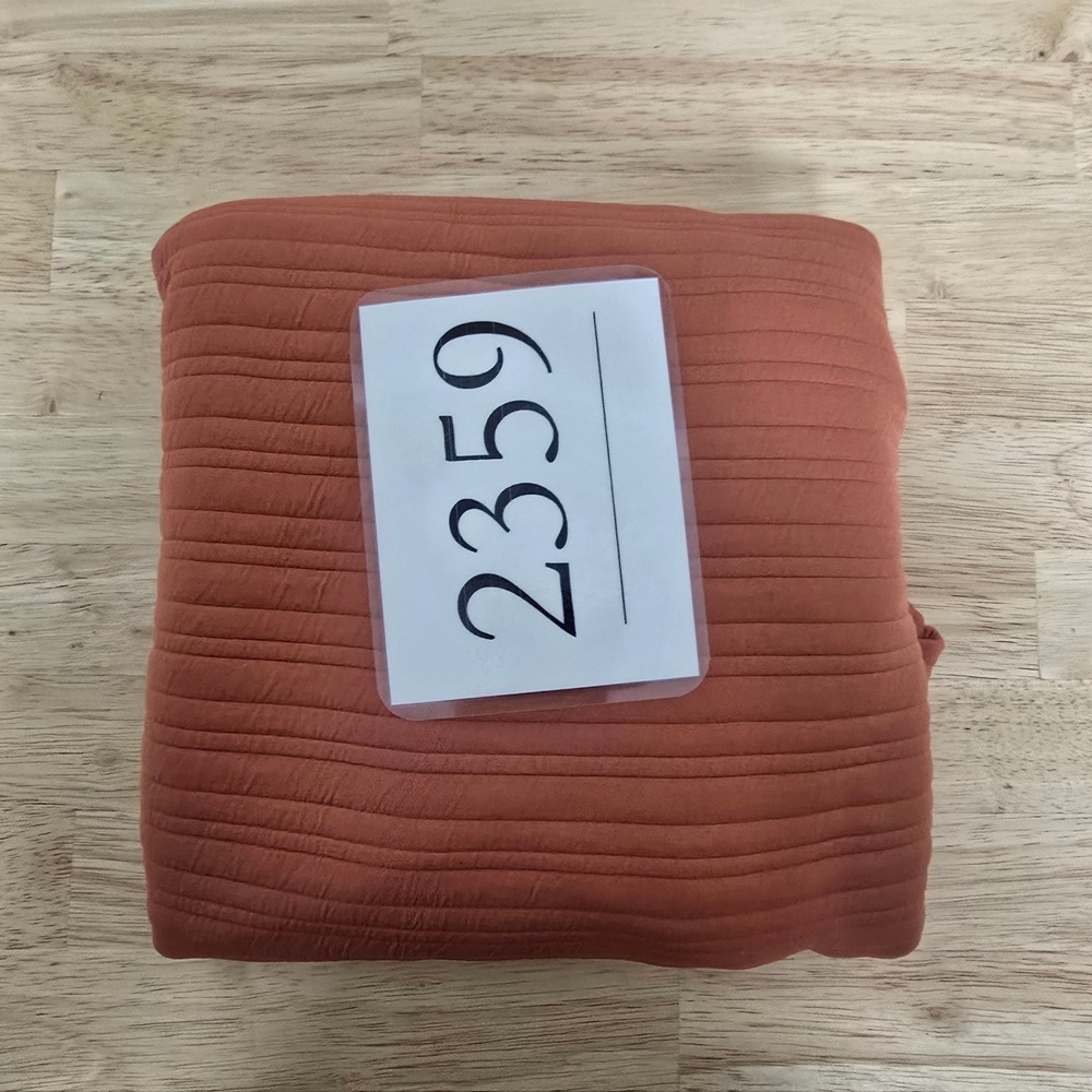 Prana Send Off Quilted Mock Neck Pullover Terracotta Orange Recycled Crop Small - Picture 6 of 7